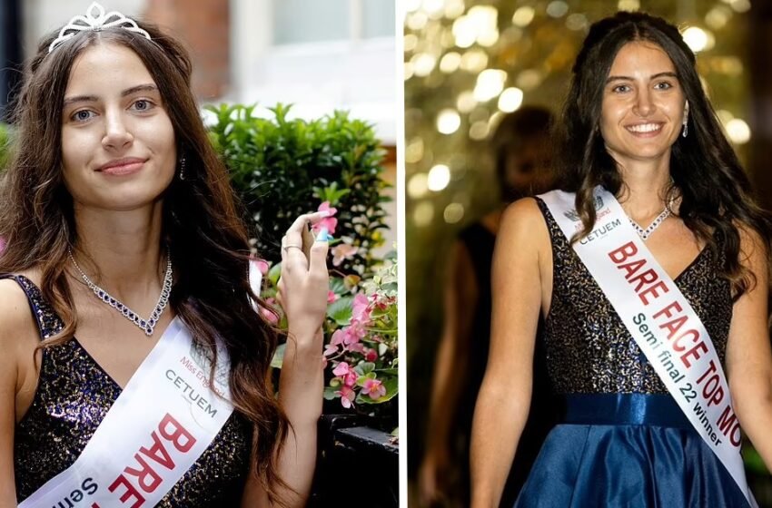  Miss Inglaterra es la primera joven en competir sin maquillaje: “Quiero alejarme de la belleza tóxica”