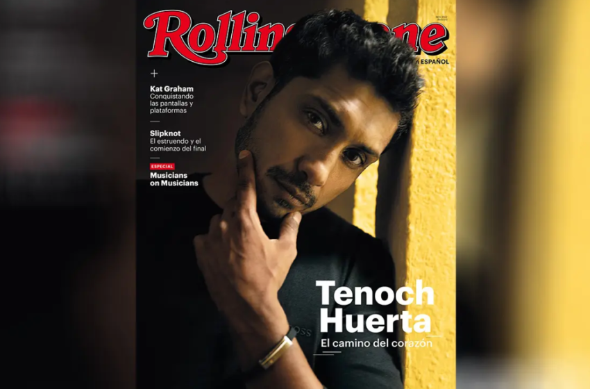  Aparece Tenoch Huerta en la portada de Rolling Stone