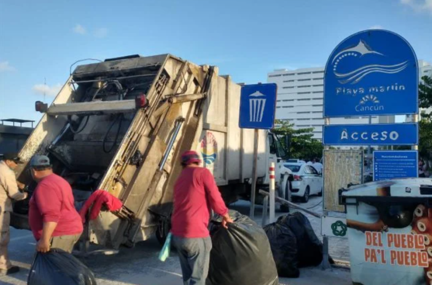  Exhortan a ciudadanos de Cancún a respetar horarios de recoja de basura
