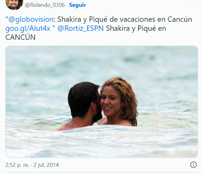  Las románticas vacaciones de Shakira y Gerard Piqué en Cancún cuando todavía había amor