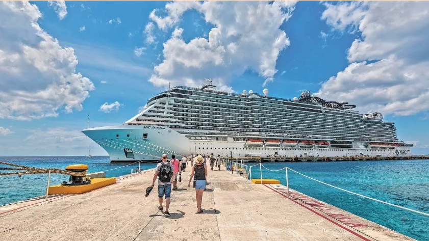  Quintana Roo capta al 60% de todos los turistas de cruceros a nivel nacional