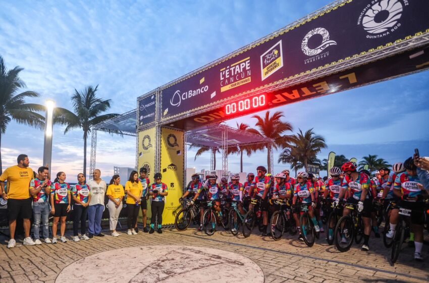  Gran convocatoria para la primera carrera L’etape Cancún By Tour de France en Cancún