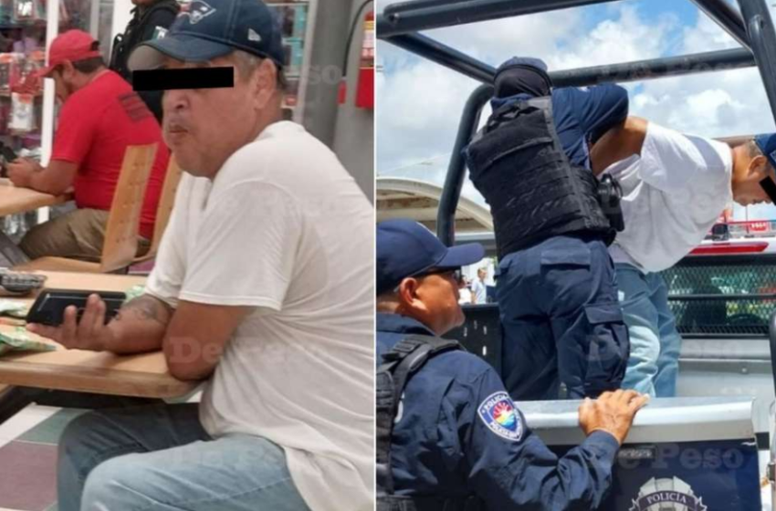  Fuerte operativo para detener a cubano que robó tres sopas en Cancún: “Tenía hambre”