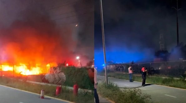 Cancún: Incendio en bodega de CFE deja daños materiales