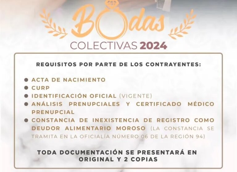  Bodas colectivas en Cancún; ¿Cómo registrarse?