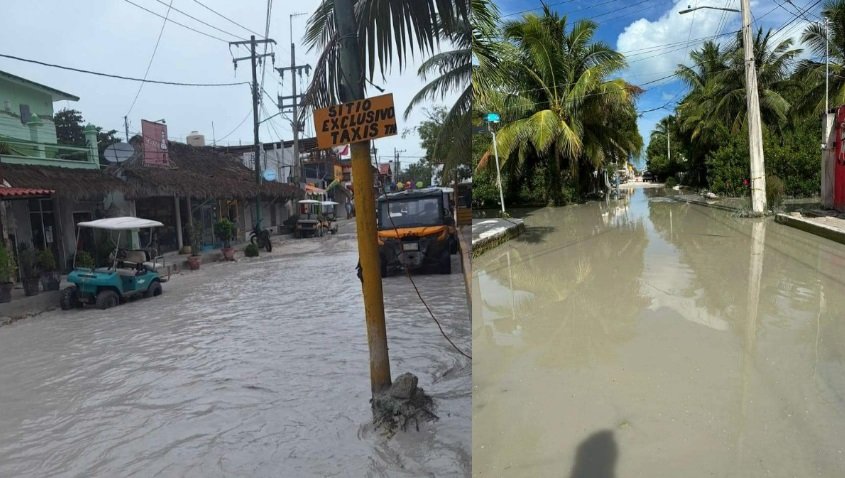 Holbox, uno de los destinos turísticos más populares de Quintana Roo, se encuentra en ruinas.