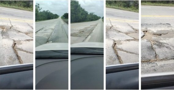  Carretera federal Bacalar-Felipe Carrillo Puerto: en pésimo estado