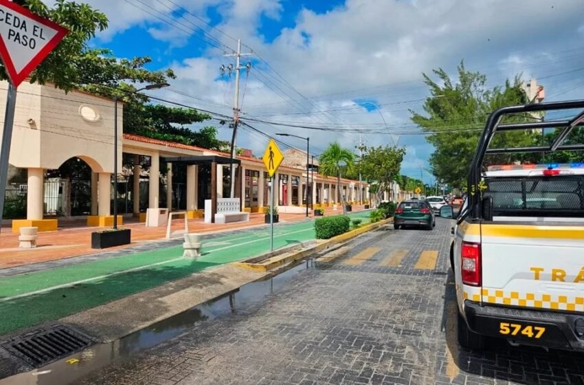  Operativos de Tránsito en Cancún buscan garantizar la movilidad peatonal