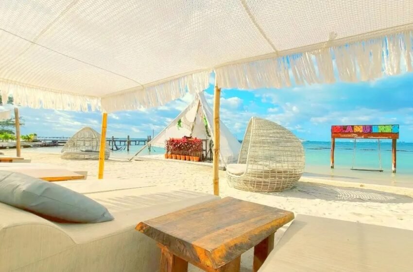 Vive los mejores beach clubs de Isla Mujeres(Amazona Beach Club)