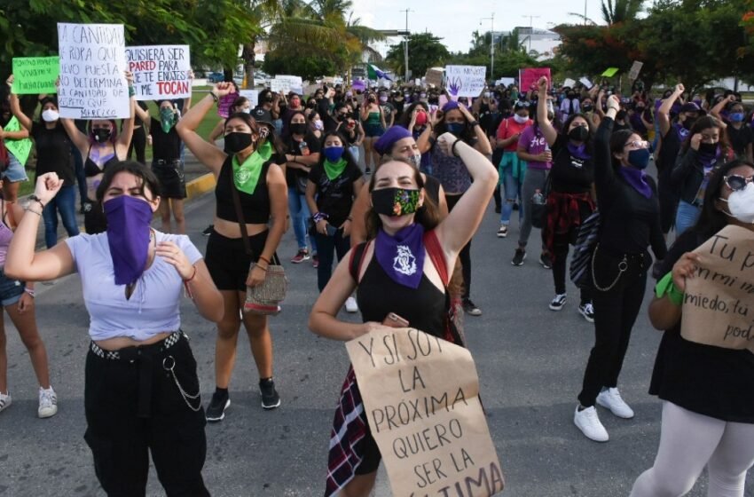  Cancún: Colectivos feministas preparan marcha por falta de justicia