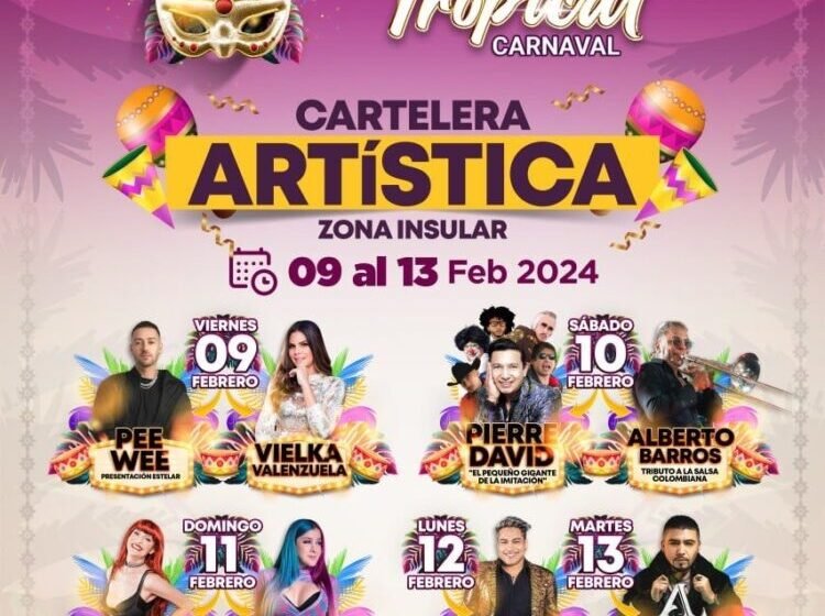 El Gobierno Municipal de Isla Mujeres invita a todos a participar en el Carnaval Fantasía Tropical 2024.