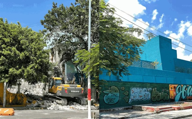  Adiós a ‘Blanquita’: Inicia la demolición del antiguo cine en Cancún