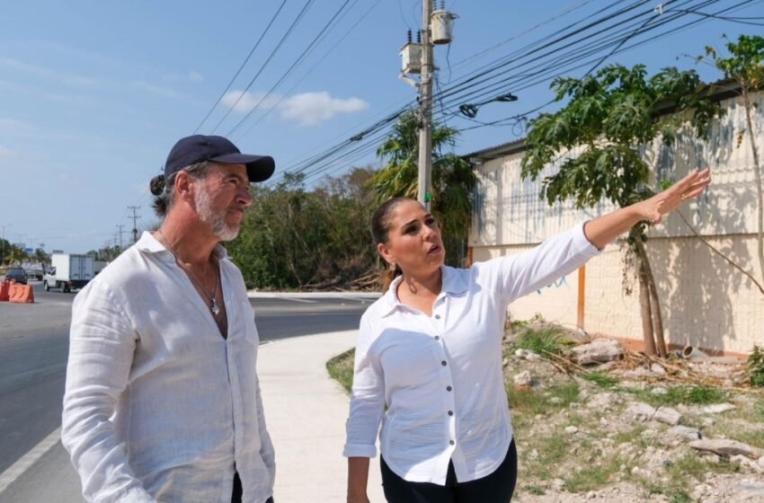 Este martes 9 inicio las maniobras para el desmantelamiento de las líneas aéreas de alta tensión, desde la avenida Chac Mool hacia el aeropuerto.