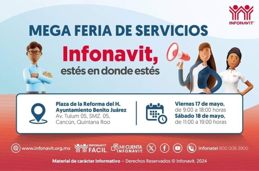  Inicia la Mega Feria de Servicios Infonavit en Plaza de la Reforma