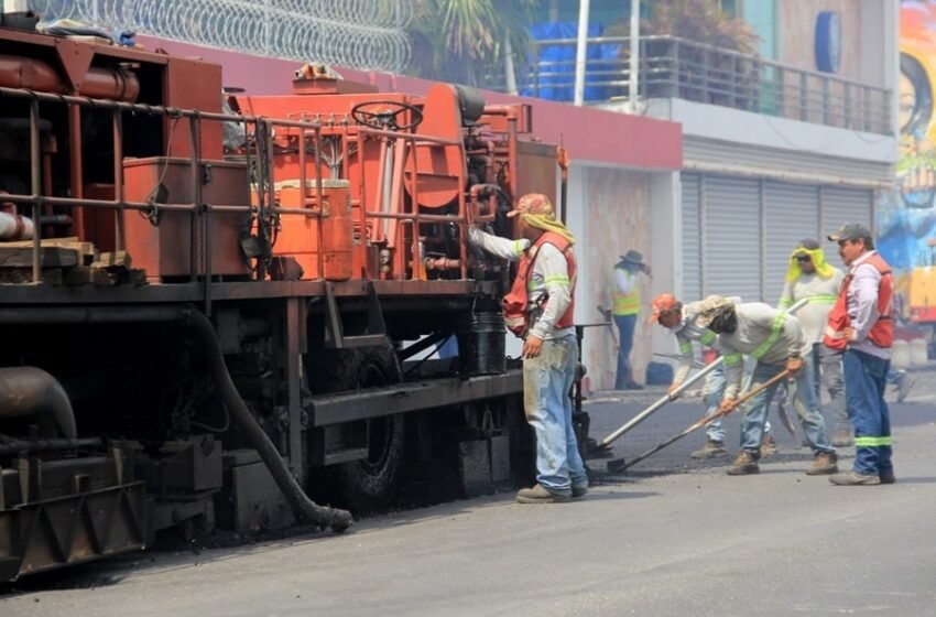  Avenida Cancún: Rehabilitación de pavimento avanza al 95%