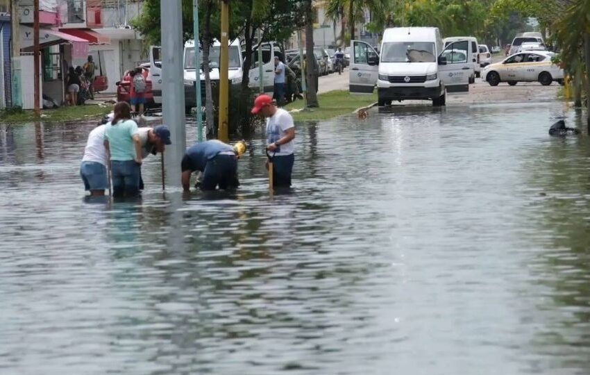 Inundaciones en Quintana Roo Créditos: Mara Lezama