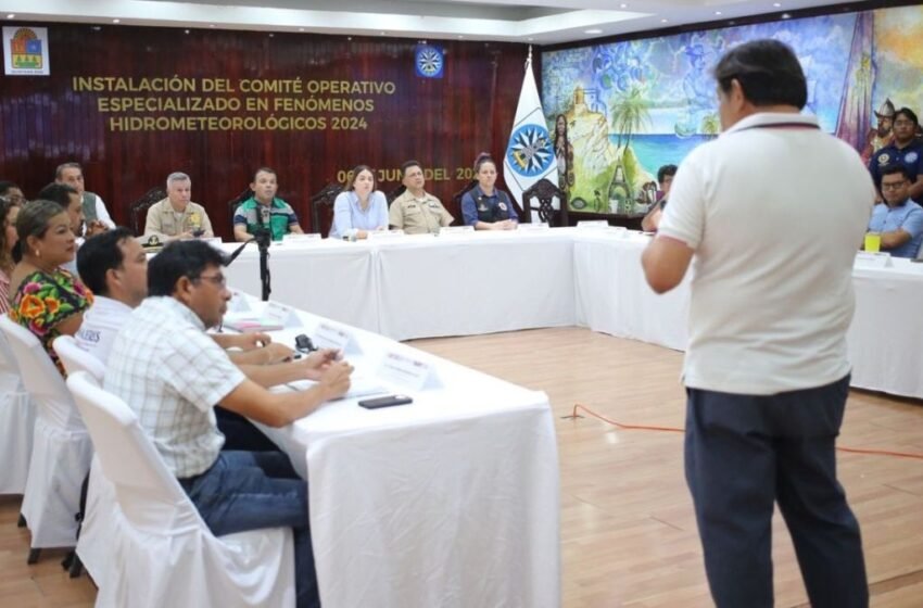  Isla Mujeres Preparada: Instalación del Comité para Fenómenos Hidrometeorológicos 2024