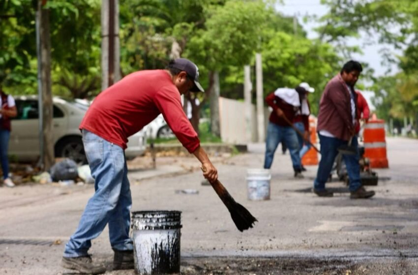  Avanza al 50% el Bacheo en Avenidas de Cancún