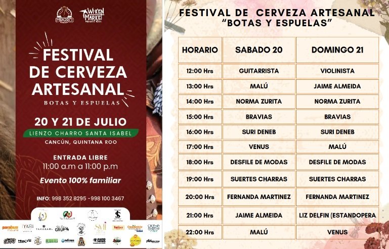 El festival contará con un variado programa de actividades, incluyendo catas especializadas y ponencias dirigidas por expertos y apasionados del sector cervecero.