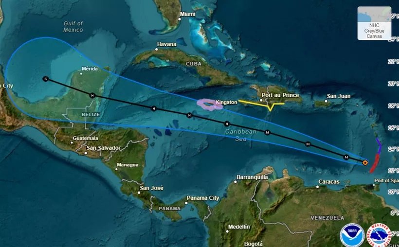  Huracán Beryl Entrará a Quintana Roo este Jueves: Conagua