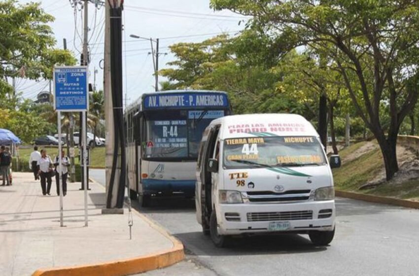 Suspensión del Transporte Público en Cancún Solo Hasta Alerta Roja por Huracán Beryl