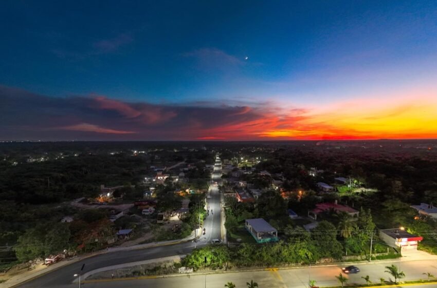  Nuevo Alumbrado Público y Pavimentación en La Loma: Avances en la Zona Continental de Isla Mujeres