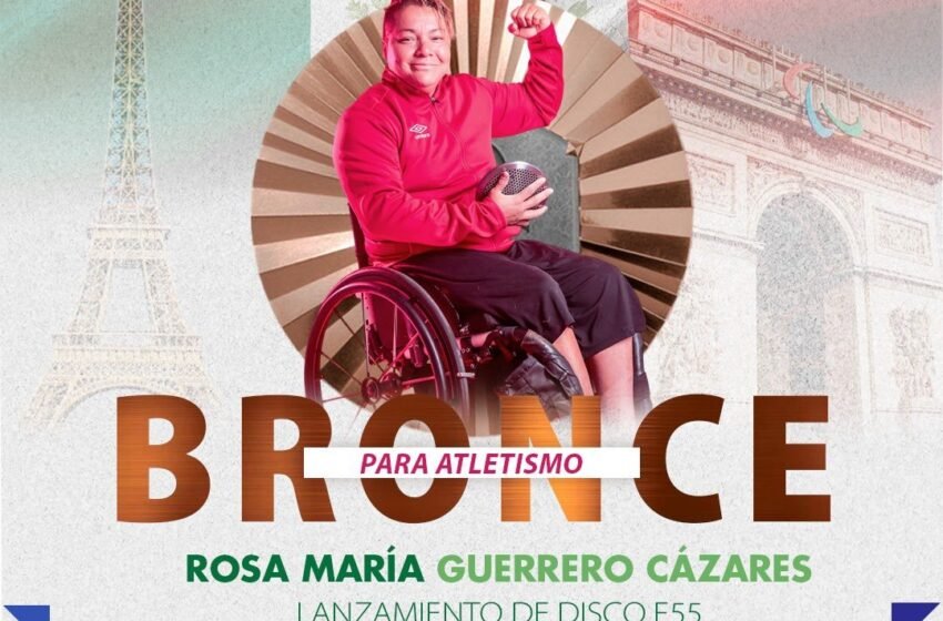  Rosa María Guerrero Gana Medalla de Bronce en los Juegos Paralímpicos de París 2024