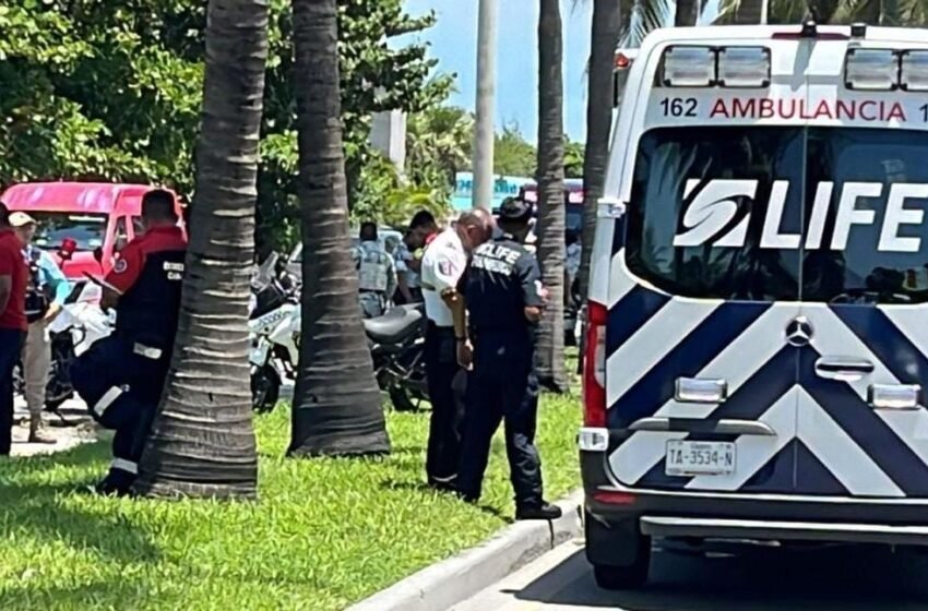 Un accidente en la Zona Hotelera de Cancún dejó a dos elementos de la Guardia Nacional gravemente heridos la mañana de este jueves