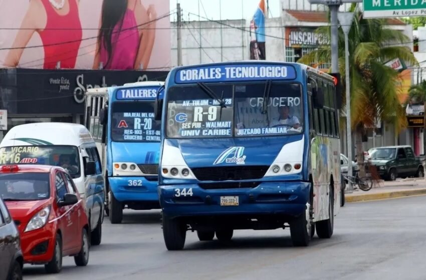 Autoridades de Cancún Descartan Aumento en Tarifas de Transporte Público para 2024