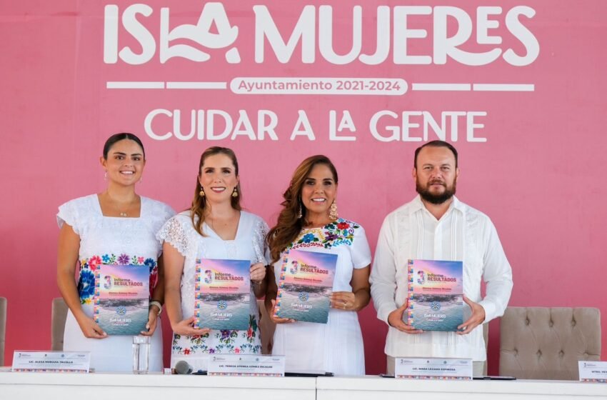  Atenea Gómez Rinde su Tercer Informe de Gobierno con Enfoque en la Transformación de Isla Mujeres