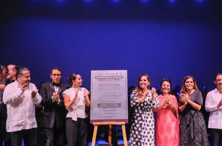  Cancún Celebra la Inauguración del Teatro de la Ciudad: Un Paso Clave para la Cultura y la Paz Social