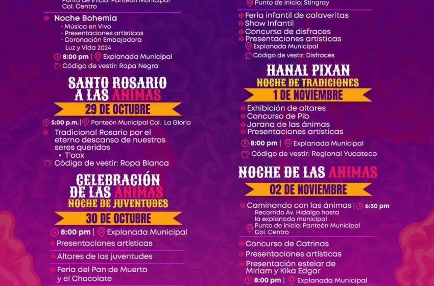 El Festival Luz y Vida es una muestra del compromiso del gobierno municipal con la preservación de las tradiciones y la promoción de Isla Mujeres como un destino turístico cultural.