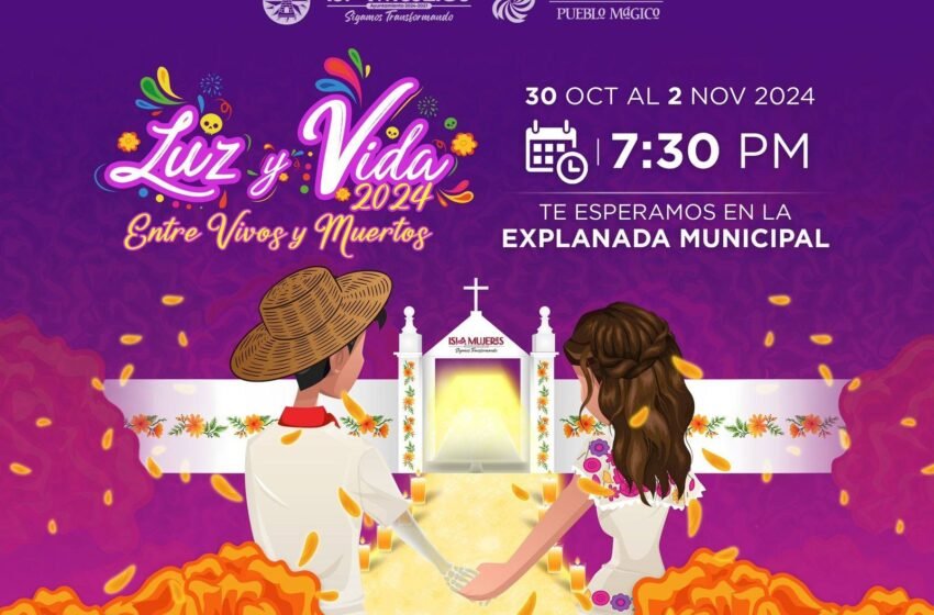  Isla Mujeres Anuncia el Festival Luz y Vida ‘Entre Vivos y Muertos 2024’ para Celebrar sus Tradiciones