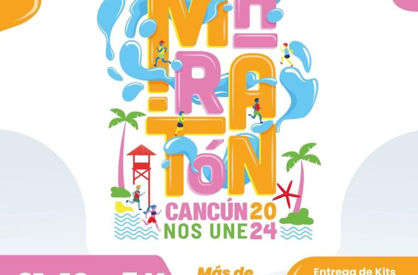  Prepárate para el medio maratón Cancún Nos Une 2024