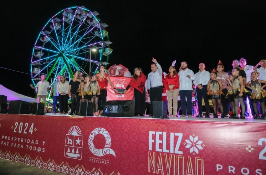  Cancún brilla con la inauguración de la villa navideña y pista ecológica en el Malecón Tajamar