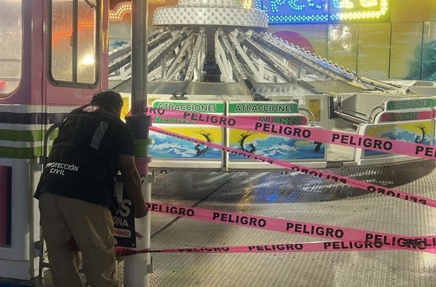  Clausuran juego mecánico en Cozumel tras accidente de menor; sancionan a responsables