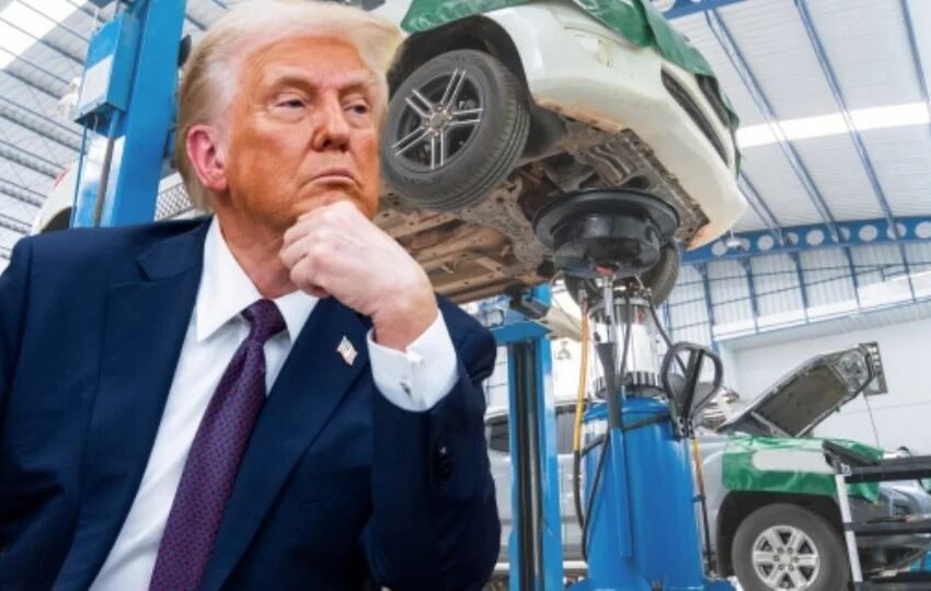 Donald Trump consideró que los autos importados desde México podrían mejor fabricarse en EU.