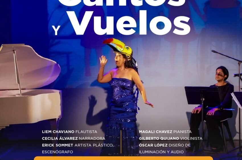  «Entre Cantos y Vuelos» presenta su última función en el Teatro de la Ciudad en Cancún